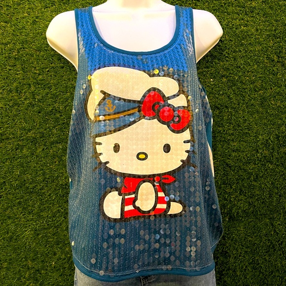 Hello kitty tank top sequins - Picture 2 of 2